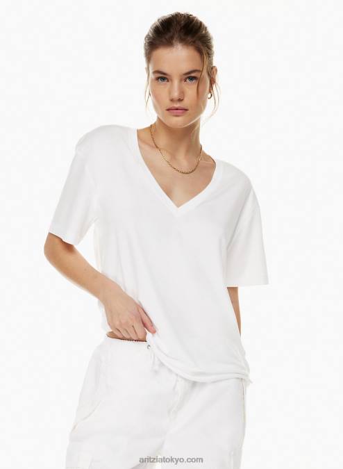 VネックTシャツ P2L802082 アリツィアスローン Tシャツ