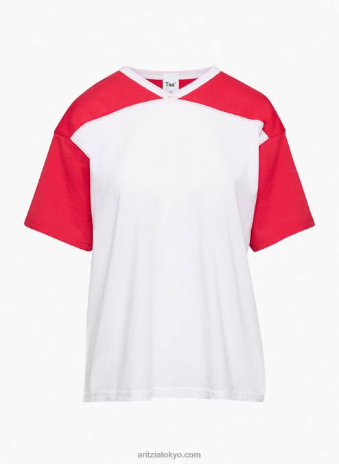 Vネック オーガニックコットン Tシャツ P2L802620 アリツィア ステート Tシャツ