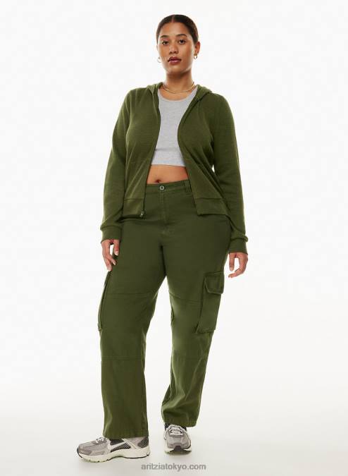 Zip-Up Thermal Hoodie P2L801160 Aritzia Waffle Zip Hip Hoodie