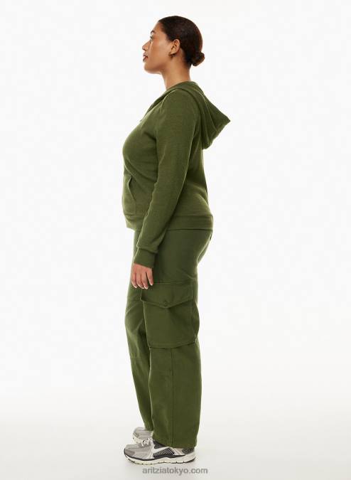 Zip-Up Thermal Hoodie P2L801160 Aritzia Waffle Zip Hip Hoodie