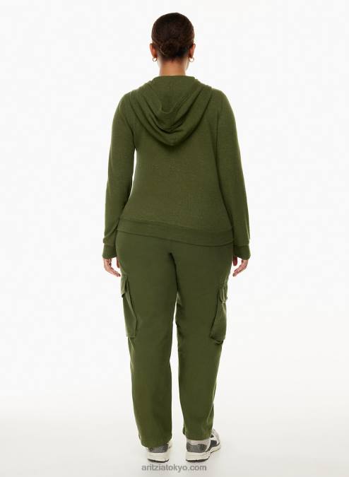 Zip-Up Thermal Hoodie P2L801160 Aritzia Waffle Zip Hip Hoodie