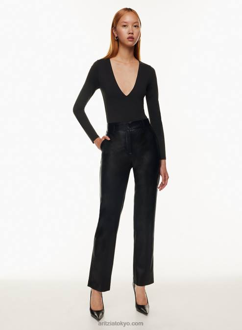 長袖 V ネック ボディスーツ P2L801481 Aritzia Contour V ネック ロングスリーブ ボディスーツ