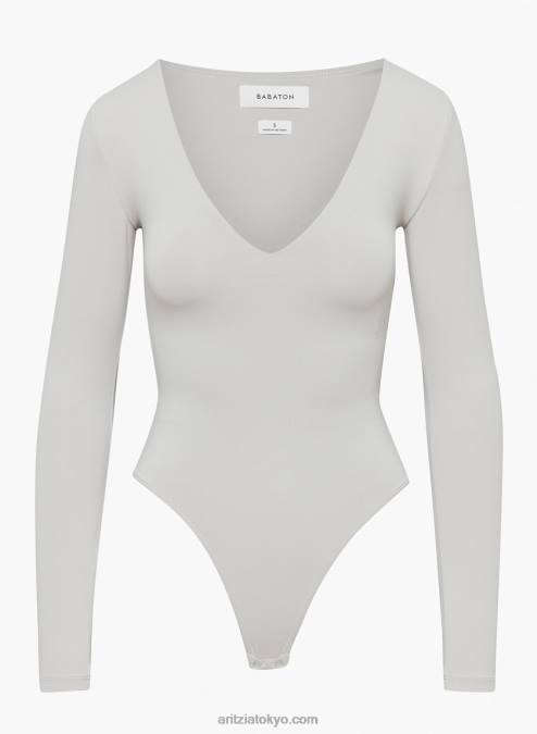 長袖 V ネック ボディスーツ P2L801482 Aritzia Contour V ネック ロングスリーブ ボディスーツ