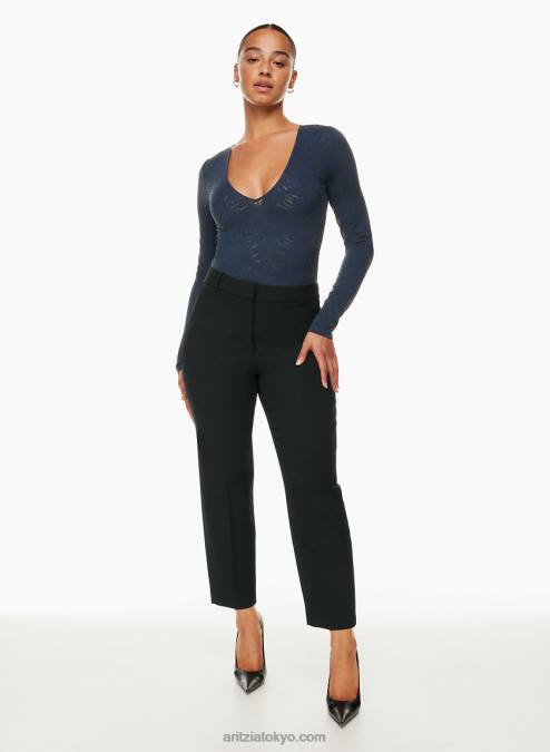 長袖 V ネック レース ボディスーツ P2L801755 Aritzia シェイプレース V ネック ロングスリーブ ボディスーツ