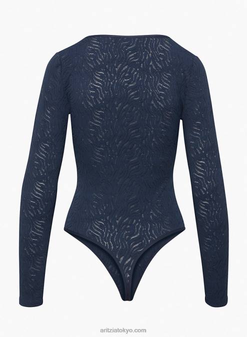長袖 V ネック レース ボディスーツ P2L801755 Aritzia シェイプレース V ネック ロングスリーブ ボディスーツ