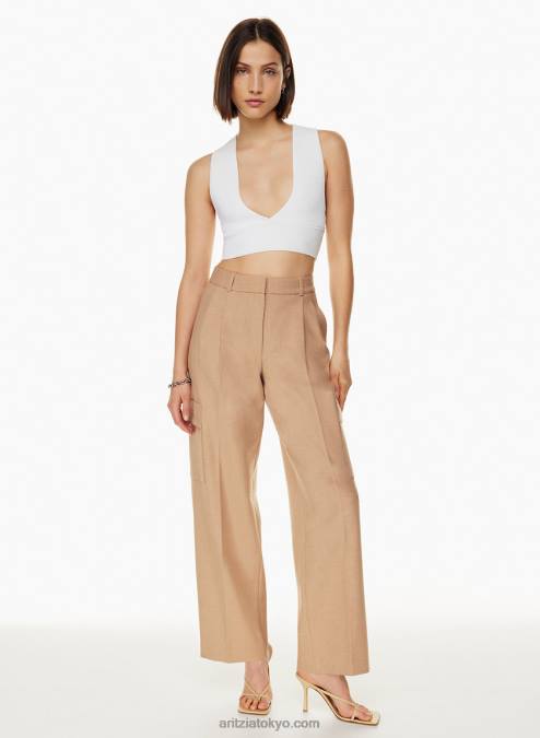 クロップドニットVネックタンクトップ P2L80282 Aritzia Sculpt Knit Deep V Tank