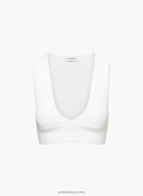 クロップドニットVネックタンクトップ P2L80282 Aritzia Sculpt Knit Deep V Tank