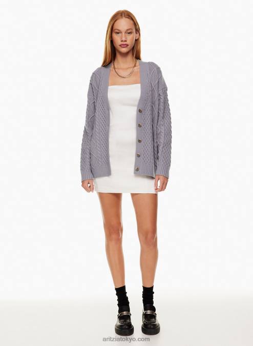 Vネック ケーブルニット カーディガン P2L803022 Aritzia Lamora カーディガン