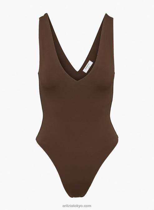 Vネックタンクボディスーツ P2L80330 Aritzia Contour Vネックボディスーツ