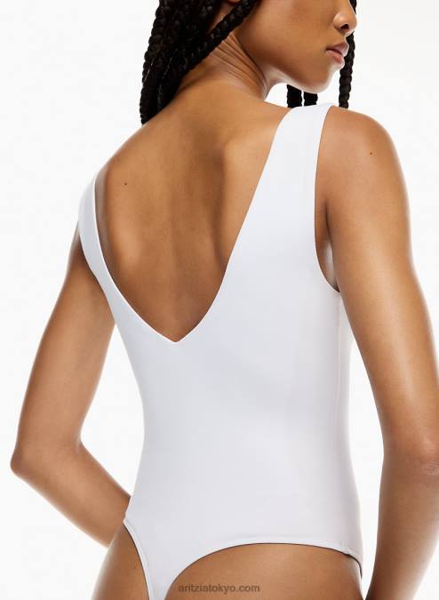 Vネックタンクボディスーツ P2L80332 Aritzia Contour Vネックボディスーツ