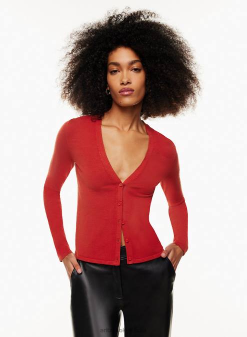 スリムフィットVネックカーディガン P2L803325 Aritzia Belin カーディガン