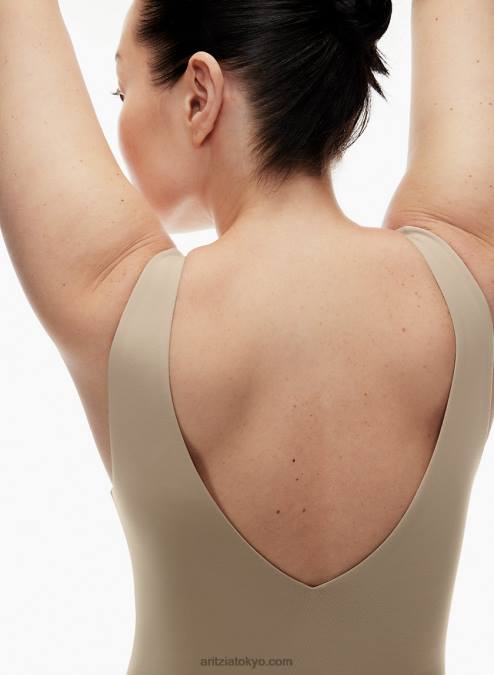Vネックタンクボディスーツ P2L80333 Aritzia Contour Vネックボディスーツ