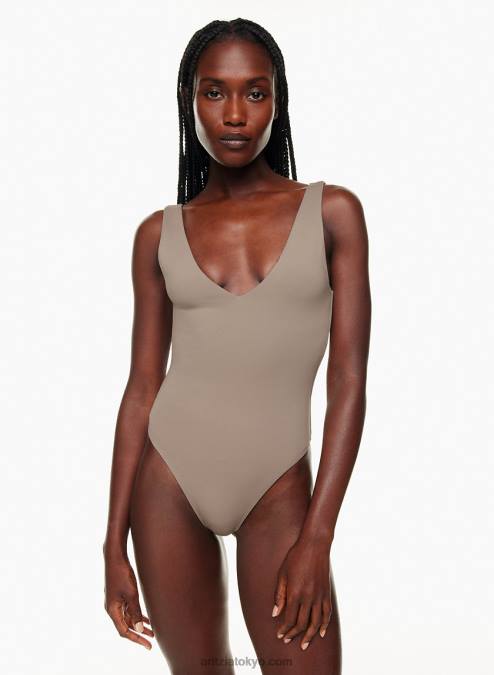 Vネックタンクボディスーツ P2L80334 Aritzia Contour Vネックボディスーツ