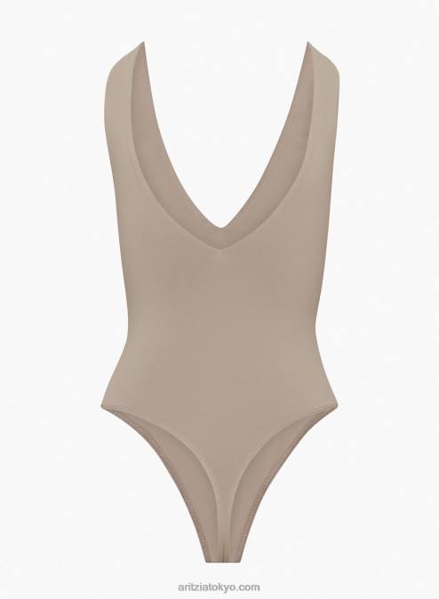 Vネックタンクボディスーツ P2L80334 Aritzia Contour Vネックボディスーツ