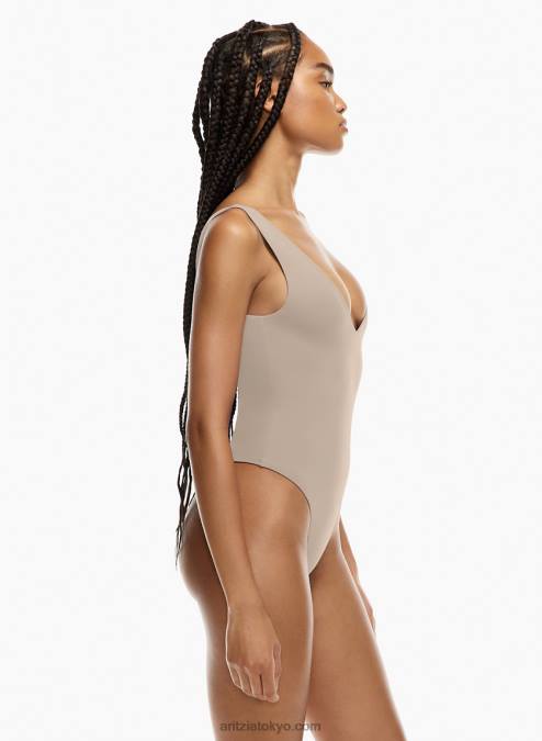 Vネックタンクボディスーツ P2L80335 Aritzia Contour Vネックボディスーツ