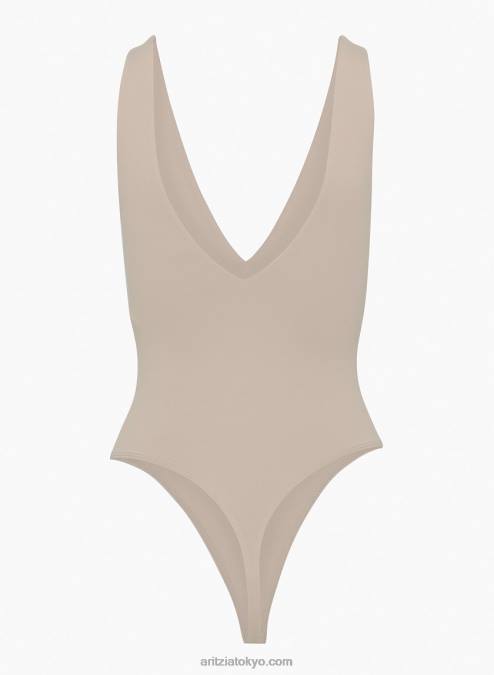 Vネックタンクボディスーツ P2L80335 Aritzia Contour Vネックボディスーツ