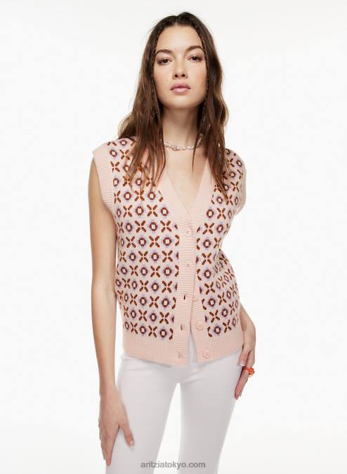 Vネック ボタンダウン セーター ベスト P2L804023 Aritzia Preston セーター ベスト