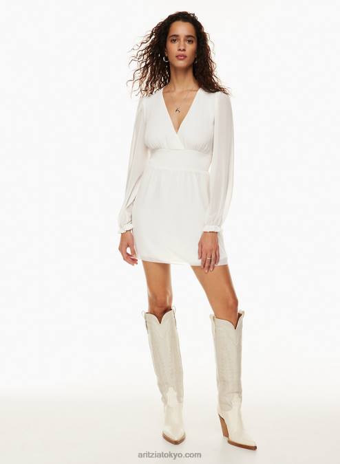 シフォンVネックミニドレス P2L805880 Aritzia Wistful Dress