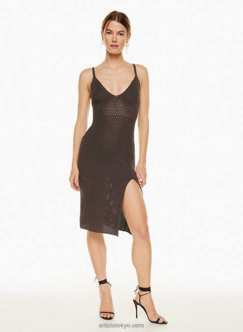 Vネッククロシェミディドレス P2L806001 Aritzia Evie ミディドレス
