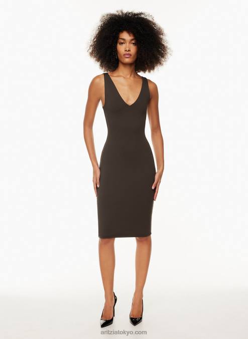 Vネックミディドレス P2L806393 Aritzia Contour Vネックミディドレス
