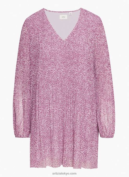 プリーツVネックミニワンピース P2L806601 Aritzia Daydreamer Vネックワンピース