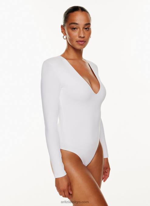 ショルダーパッド付きVネックボディスーツ P2L80960 Aritzia Contour Shoulder Pad Vネックボディスーツ