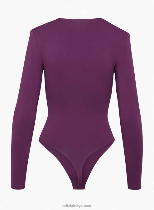 ショルダーパッド付きVネックボディスーツ P2L80962 Aritzia Contour Shoulder Pad Vネックボディスーツ