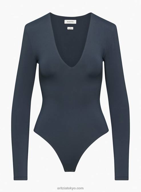 ショルダーパッド付きVネックボディスーツ P2L80965 Aritzia Contour Shoulder Pad Vネックボディスーツ